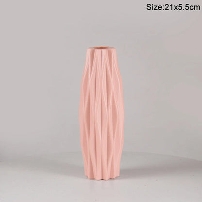 Modern Plastic Flower Vase - M