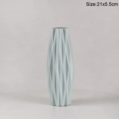 Modern Plastic Flower Vase - M