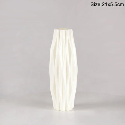 Modern Plastic Flower Vase - M