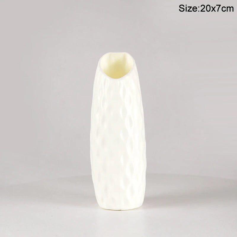 Modern Plastic Flower Vase - M