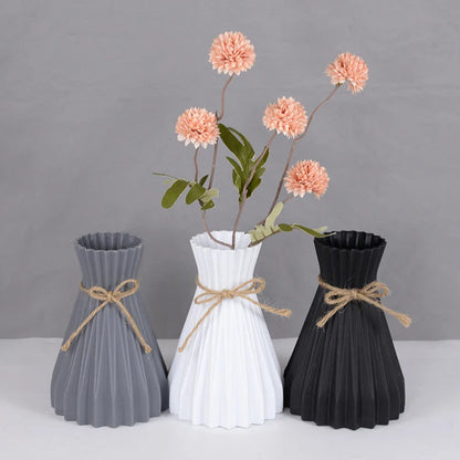 Modern Plastic Flower Vase - M