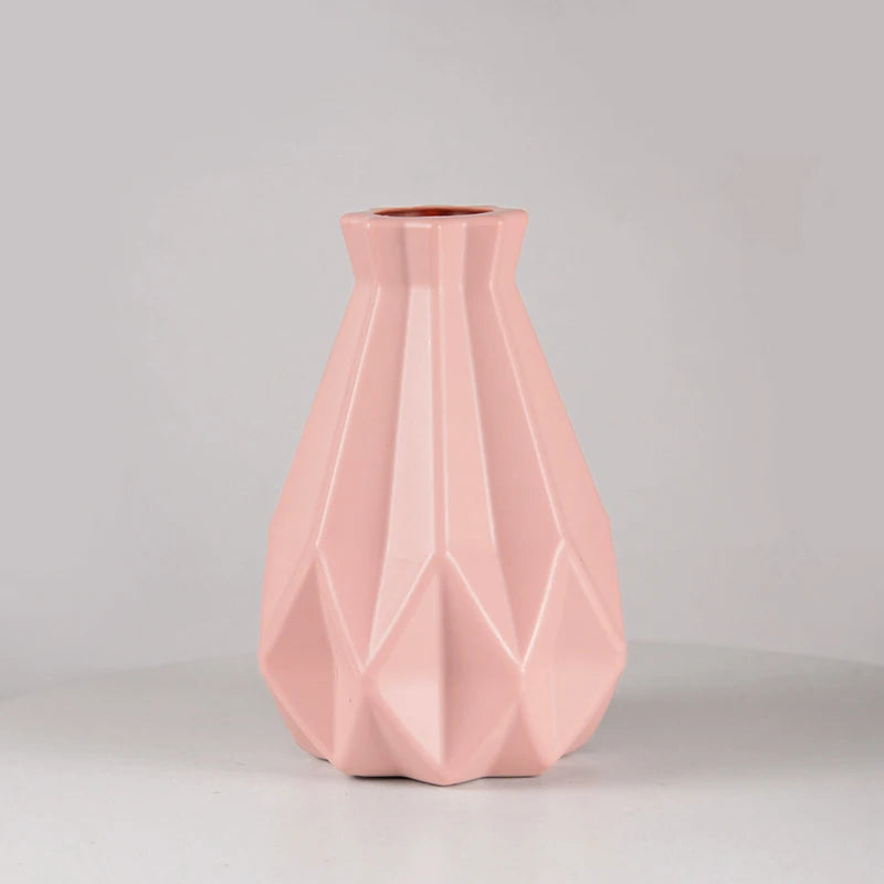 Modern Plastic Flower Vase - M