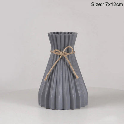 Modern Plastic Flower Vase - M