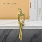 Modern Resin Thinker Statue Decor