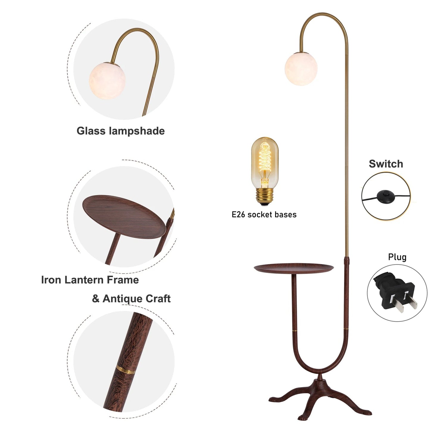 Modern Rotatable Floor Lamp for Living Room