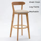 Modern Solid Wood Bar Stools