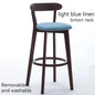 Modern Solid Wood Bar Stools