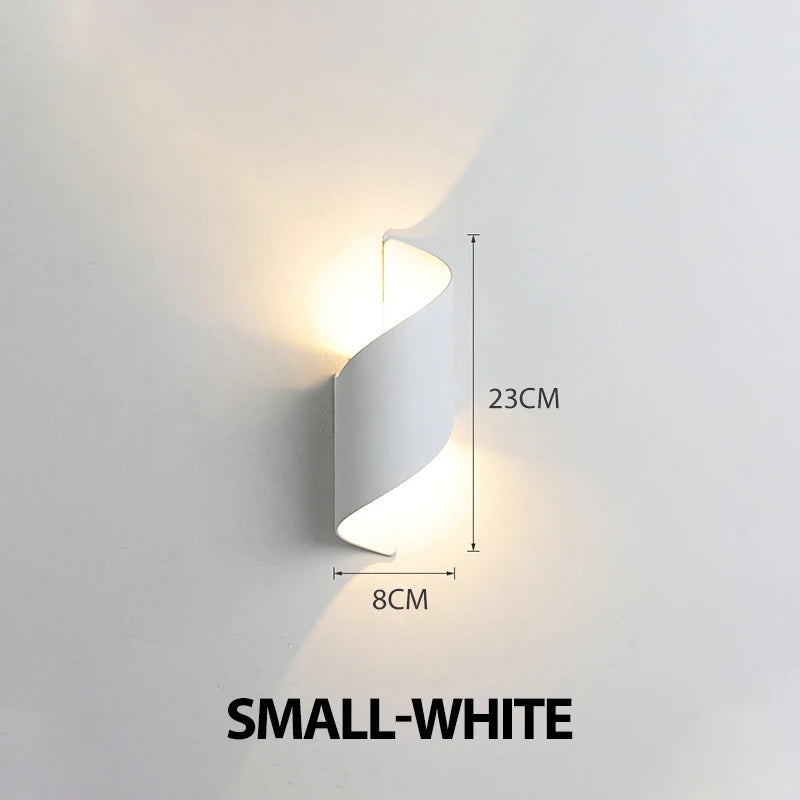 Modern Spiral LED Wall Lamp