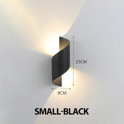 Modern Spiral LED Wall Lamp