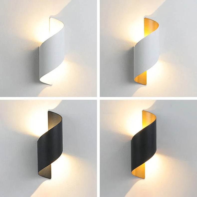 Modern Spiral LED Wall Lamp