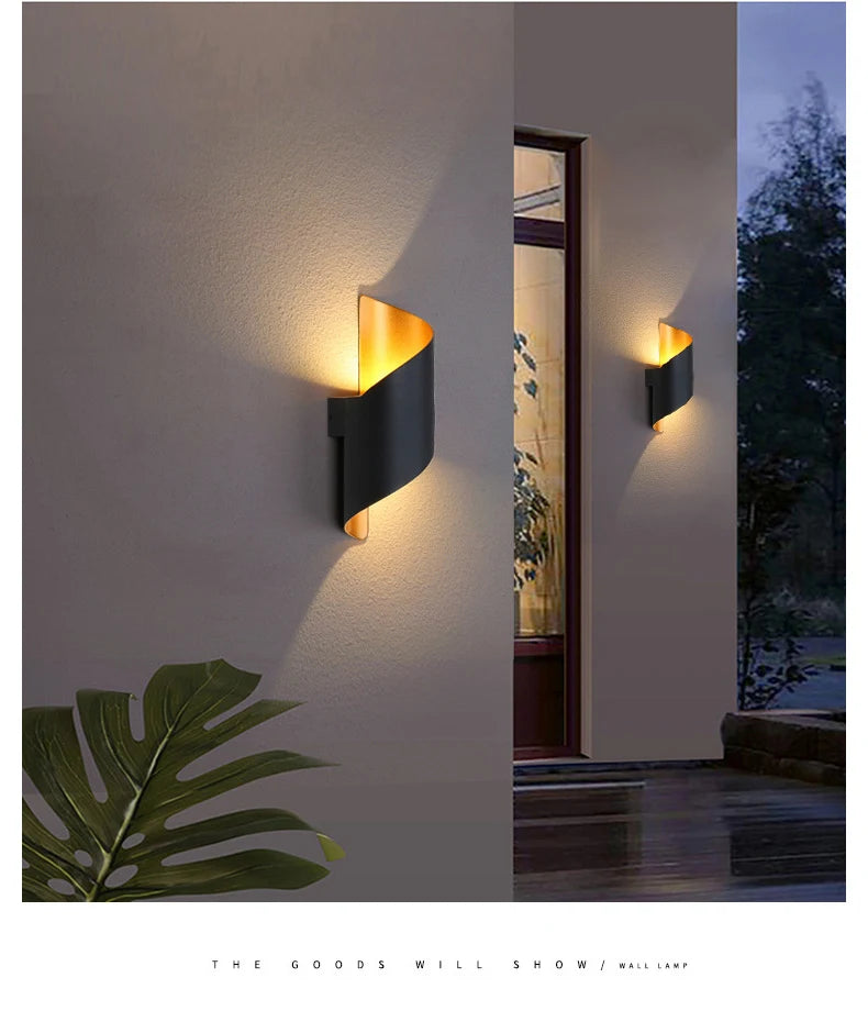 Modern Spiral LED Wall Lamp