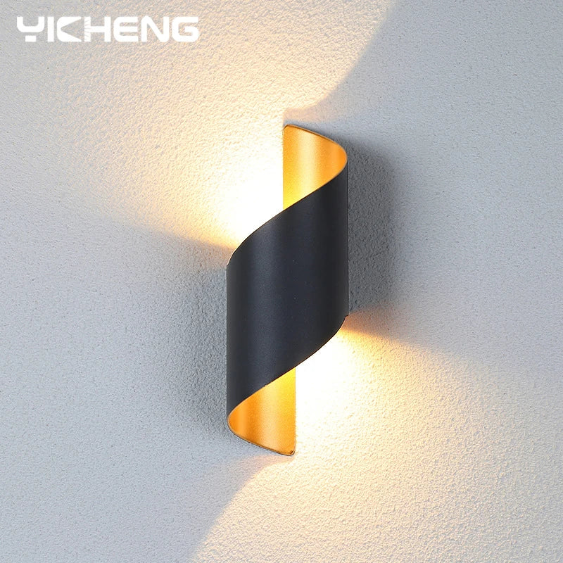 Modern Spiral LED Wall Lamp