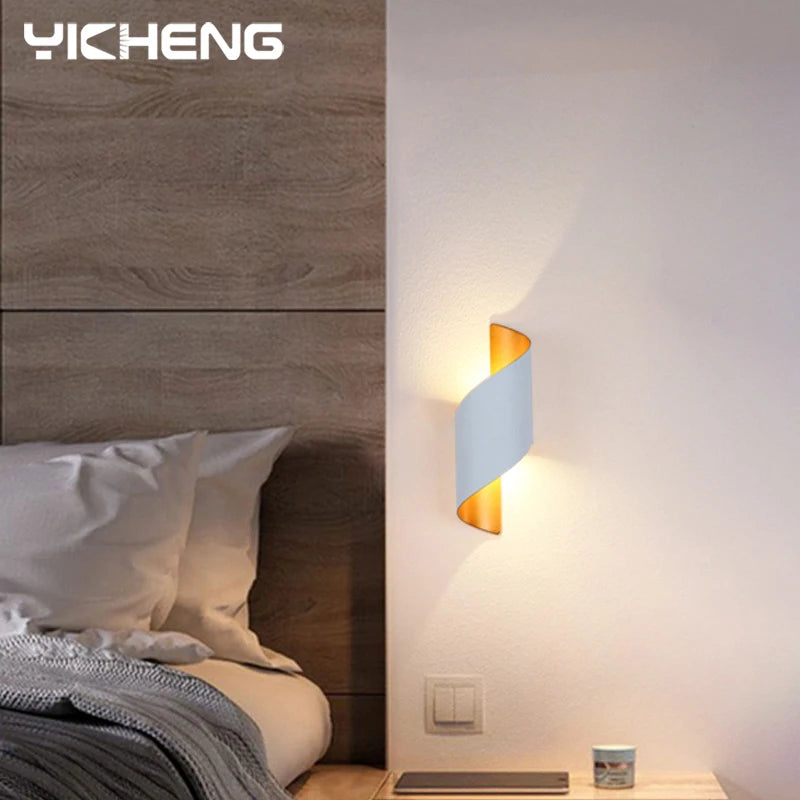 Modern Spiral LED Wall Lamp