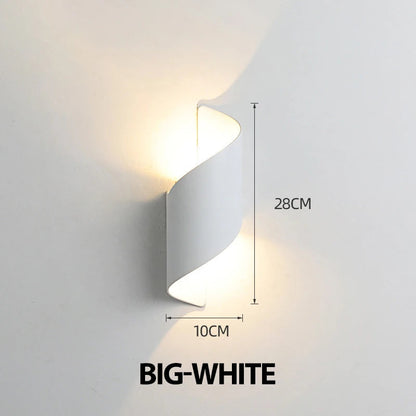 Modern Spiral LED Wall Lamp