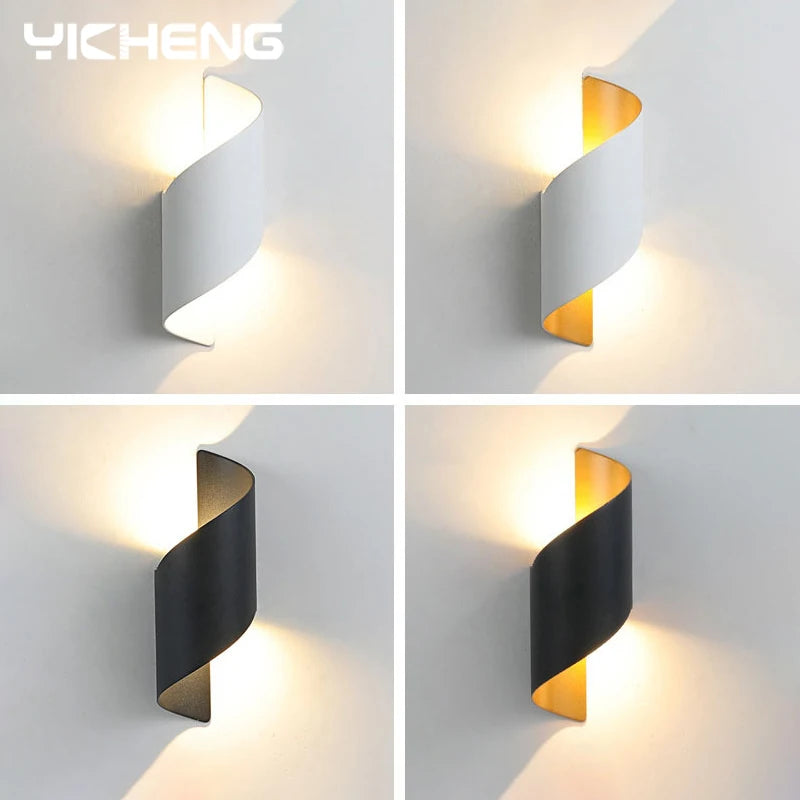 Modern Spiral LED Wall Lamp