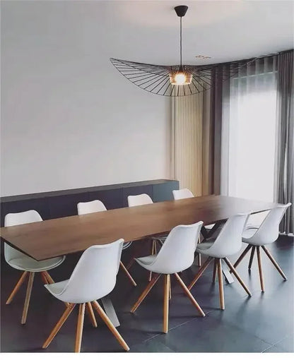 Modern Straw Hat Pendant Light