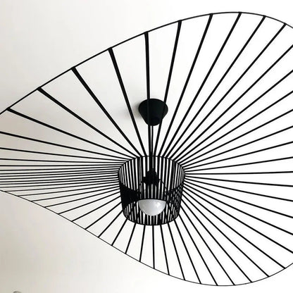 Modern Straw Hat Pendant Light