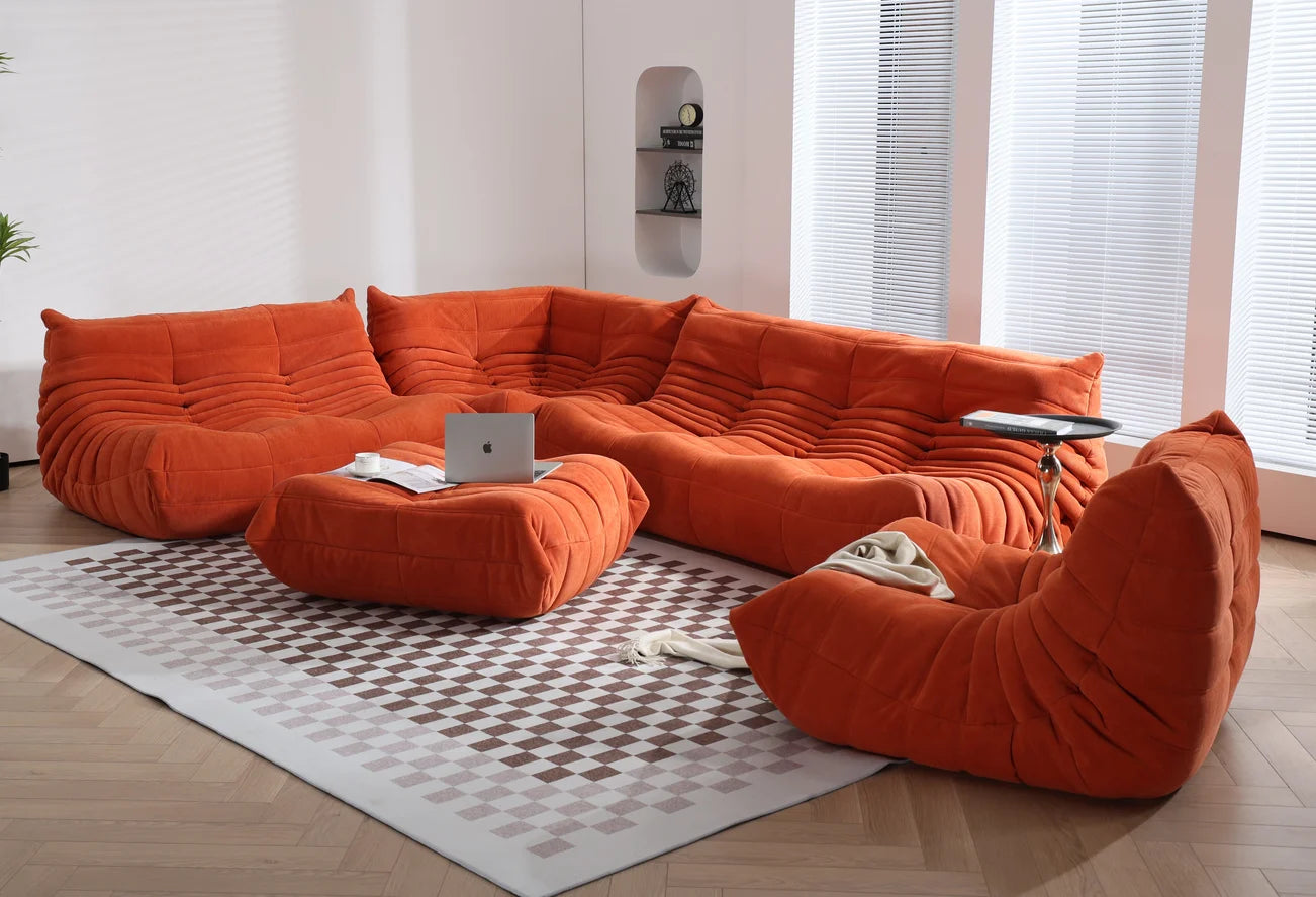 Modern Synthetic Leather Single Sofa