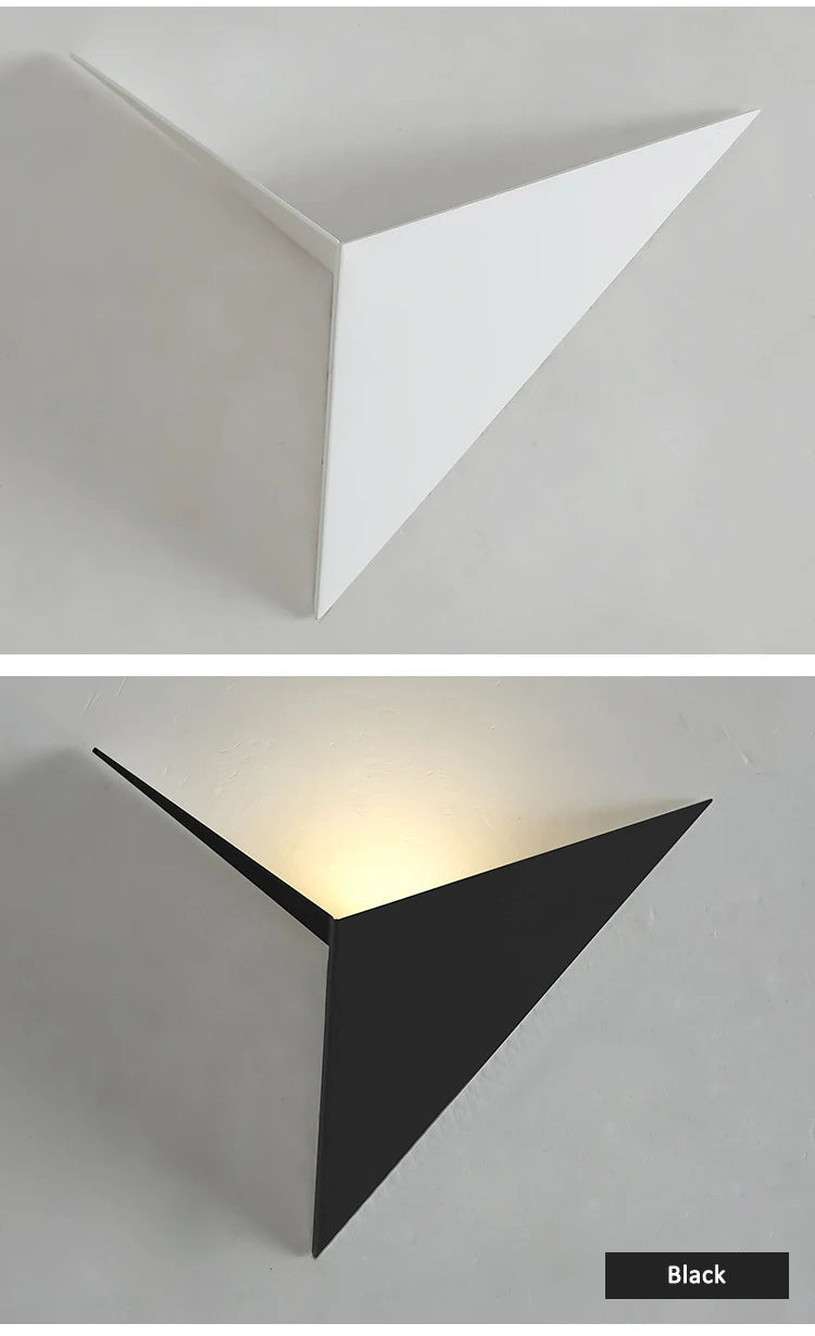 Modern Triangle LED Wall Sconce