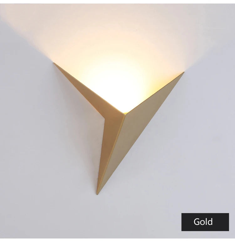 Modern Triangle LED Wall Sconce