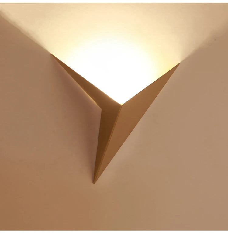 Modern Triangle LED Wall Sconce