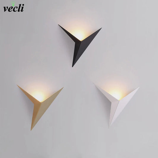 Modern Triangle LED Wall Sconce