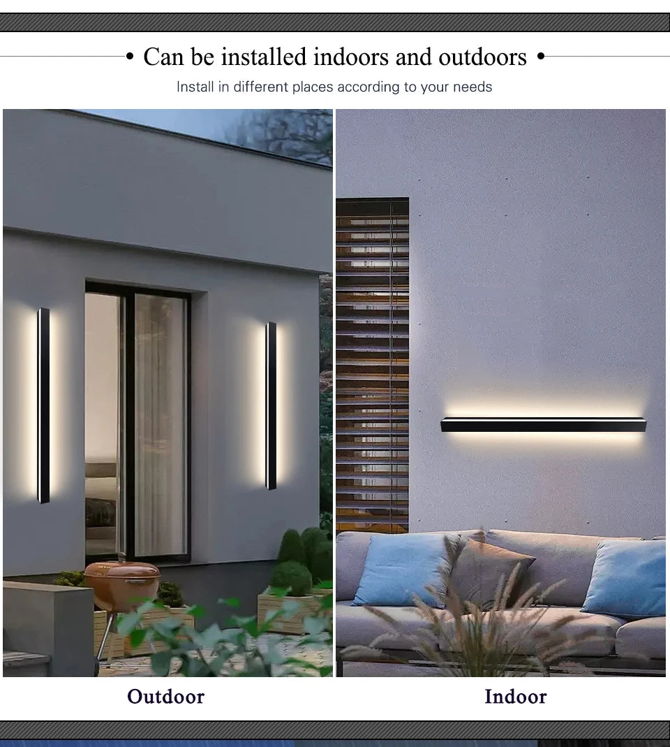 Modern Waterproof LED Wall Light