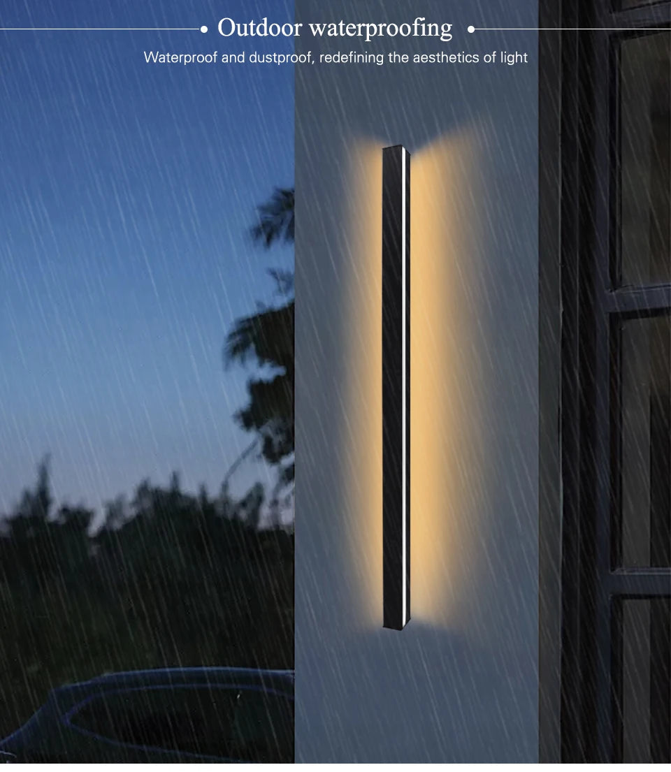 Modern Waterproof LED Wall Light