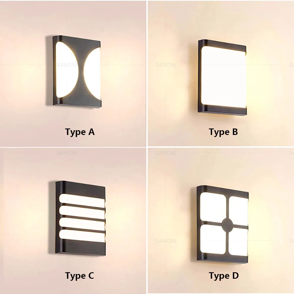 Modern Waterproof LED Wall Sconce