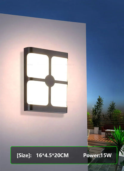 Modern Waterproof LED Wall Sconce