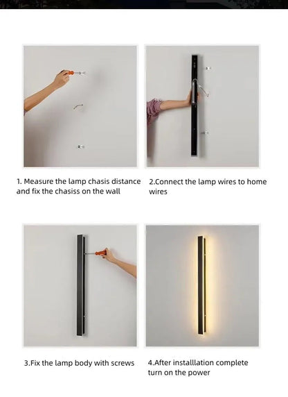 Modern Waterproof Outdoor Wall Light