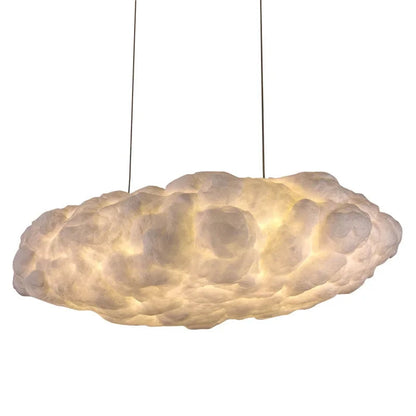 Modern White Floating Cloud Pendant