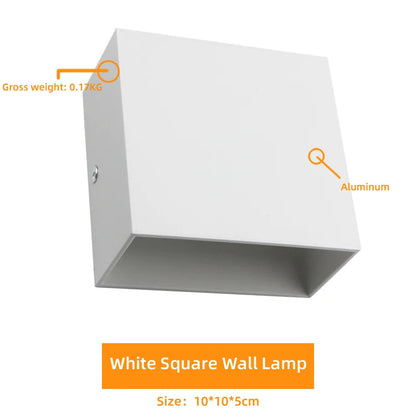 Modern White LED Wall Sconce