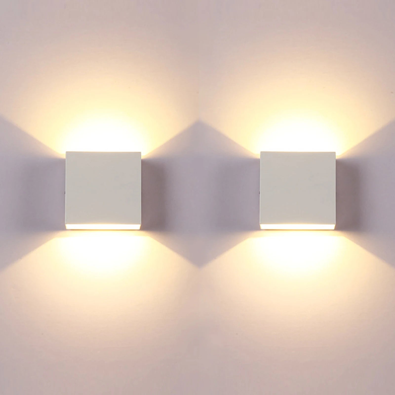 Modern White LED Wall Sconce