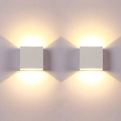 Modern White LED Wall Sconce