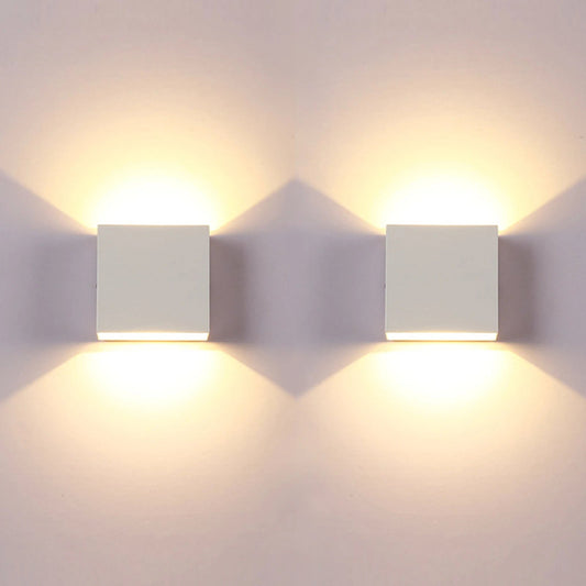 Modern White LED Wall Sconce