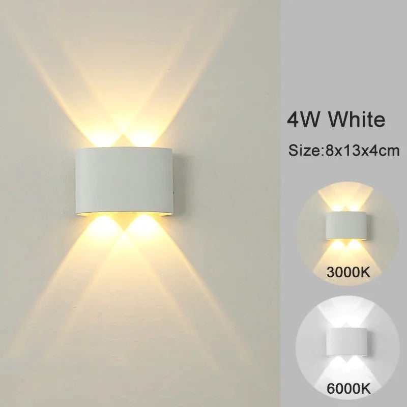 Modern White LED Wall Sconces