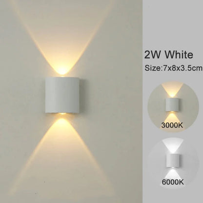 Modern White LED Wall Sconces