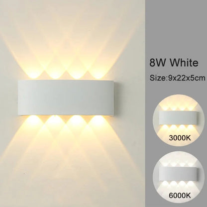 Modern White LED Wall Sconces