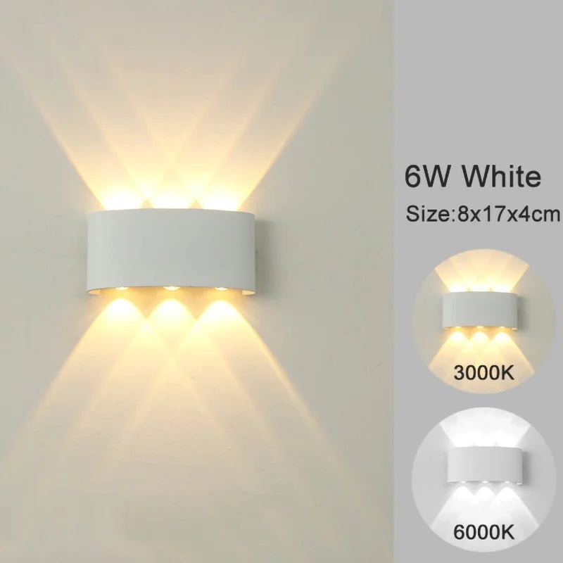 Modern White LED Wall Sconces