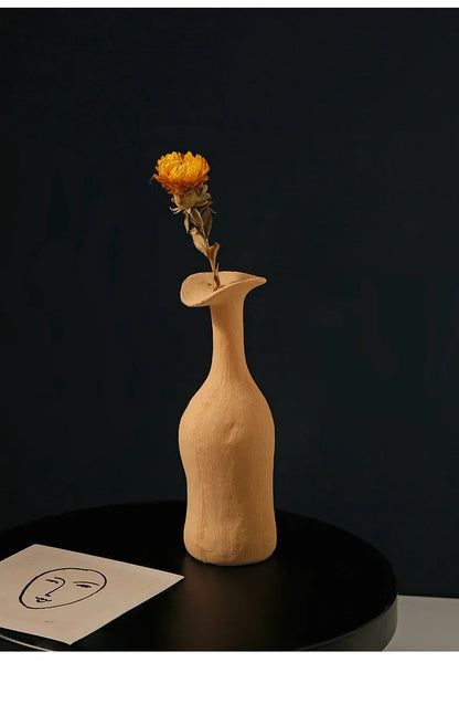 Morandi Ceramic Vase for Modern Decor