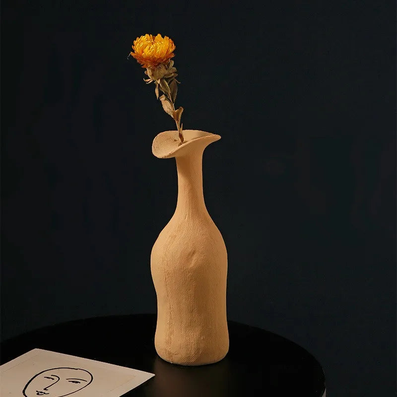 Morandi Ceramic Vase for Modern Decor