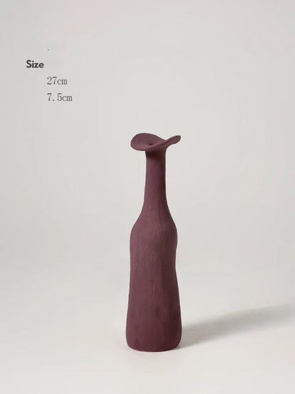 Morandi Ceramic Vase for Modern Decor