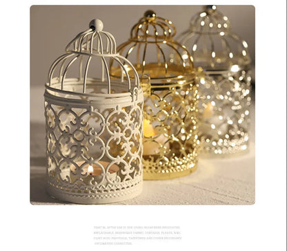 Moroccan Lantern Candle Holder - Metal