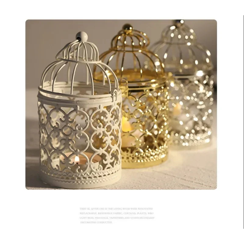 Moroccan Lantern Candle Holder - Metal