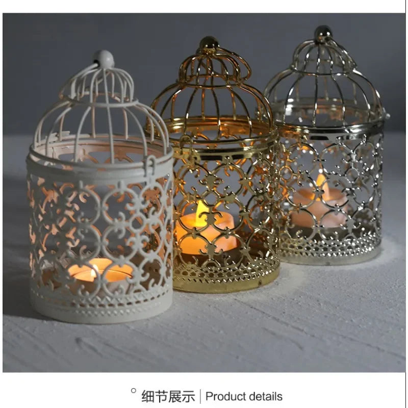 Moroccan Lantern Candle Holder - Metal