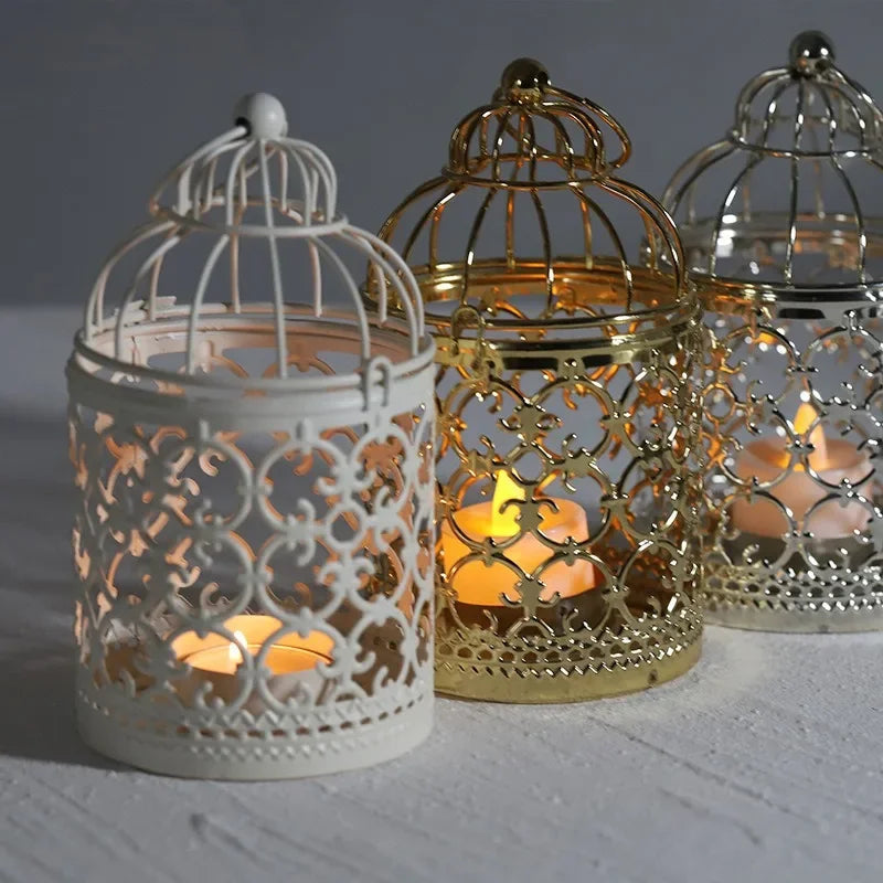 Moroccan Lantern Candle Holder - Metal