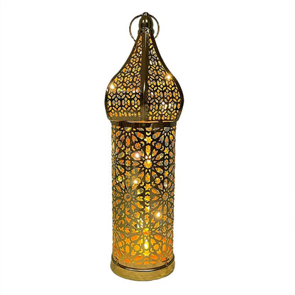 Moroccan Solar Iron Hanging Lantern