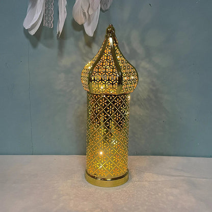 Moroccan Solar Iron Hanging Lantern