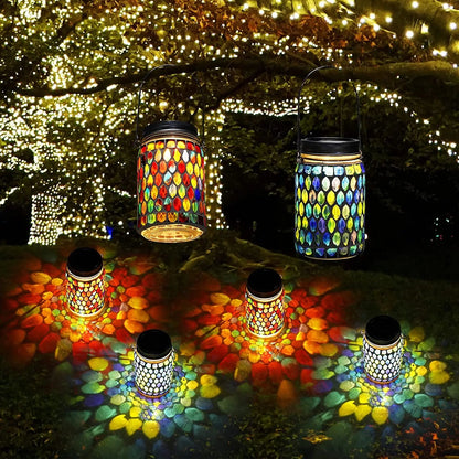 Mosaic Solar Lantern Garden Light